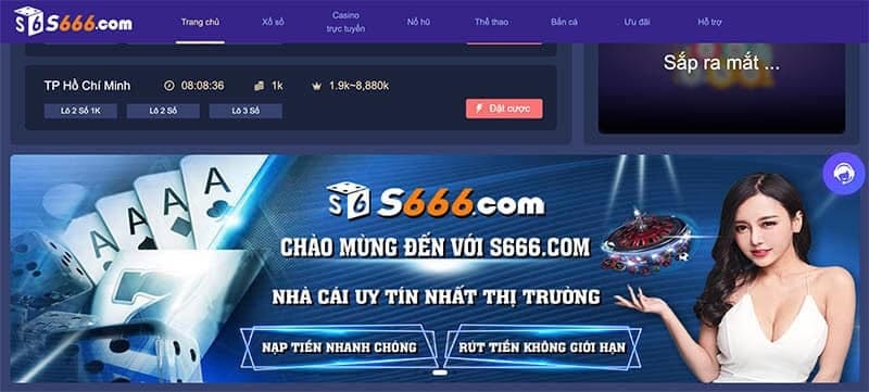 S666.com - nhà cái luôn mang đến trải nghiệm tuyệt đỉnh